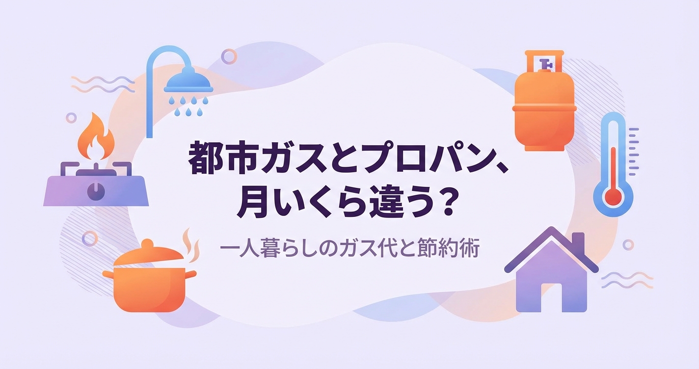 ガス代が高いと感じたら確認 都市ガスとプロパンの差と節約術