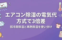 エアコン除湿の電気代は方式で3倍差 梅雨に選ぶべき運転モード