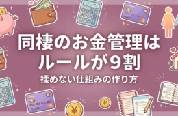 同棲のお金管理はルールが9割 揉めない仕組みの作り方 アイキャッチ画像