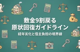 原状回復ガイドライン｜敷金9割を守る借主必読の判断基準